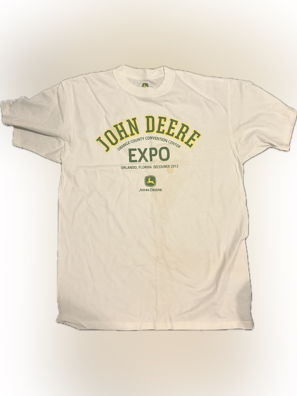 Vintage 2012 John Deere Expo Orlando T-Shirt NWT Large